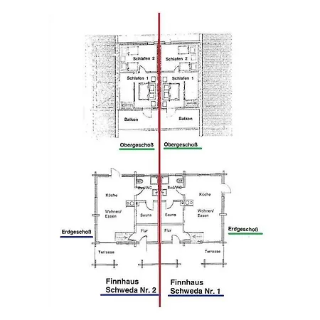 - Finnish Semi-detached House With Sauna And Fireplace - No 1 *